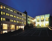 The Hastings Stormont at night